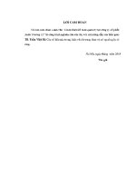 Luận văn thạc sĩ hoàn thiện kế toán quản trị chi phí tại công ty cổ phần xuân trường 12