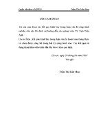 Luận văn thạc sĩ hoàn thiện công tác quản trị nhân lực cho chi nhánh công ty tnhh một thành viên dịch vụ lũ hành saigontourist tại hà nội