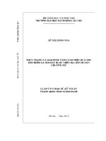 Luận văn thạc sĩ thực trạng và giải pháp nâng cao hiệu quả thu bảo hiểm xã hội bắt buộc trên Địa bàn huyện chương mỹ