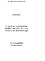 Luận văn thạc sĩ các giải pháp nhằm góp phần tăng trưởng nguồn vốn huy Động từ dân cư tại ngân hàng thương mại cổ phân Đầu tư và phát triển việt nam chi nhánh tỉnh nam Định