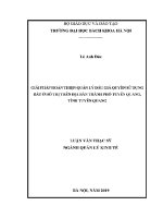 Luận văn thạc sĩ giải pháp hoàn thiện quản lý Đấu giá quyền sử dụng Đất Ở Đô thị trên Địa bàn thành phố tuyên quang tỉnh tuyên quang