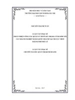 Luận văn thạc sĩ hoàn thiện công tác quản lý thuế giá trị gia tăng Đối với các doanh nghiệp ngoài quốc doanh tại chi cục thuế thành phố phủ lý