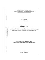 Luận văn thạc sĩ nghiên cứu và Áp dụng mô hình sản xuất tinh gọn tại công ty cổ phần Đầu tư và xây lắp 386