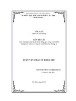 Luận văn thạc sĩ giải pháp hoàn thiện hoạt Động gia công xuất khẩu hàng may mặc của công ty cổ phần may Á Đông