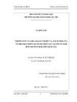 Luận văn thạc sĩ nghiên cứu văn hóa doanh nghiệp và Ảnh hưởng của nó Đến hoạt Động quản trị nhân lực tại trung tâm Điều Độ hệ thống Điện quốc gia