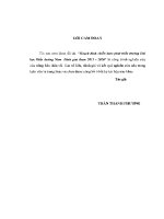 Luận văn thạc sĩ hoạch Định chiến lược phát triển trường Đại học Điều dưỡng nam Định giai Đoạn 2015 2020