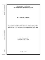Luận văn thạc sĩ hoạch Định chiến lược kinh doanh dịch vụ viễn thông cho vnpt hà nội trong giai Đoạn 2015 2020