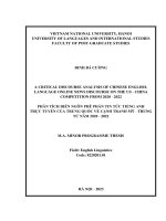 04051001960 phân tích diễn ngôn phê phán tin tức tiếng anh trực tuyến của trung quốc về cạnh tranh mỹ   trung từ năm 2020   2022