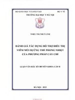 Đánh Giá Tác Dụng Hỗ Trợ Điều Trị Viêm Mũi Dị Ứng Thể Phong Nhiệt Của Phương Pháp Cấy Chỉ.pdf