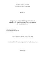 00050012938 nhận dạng thực thể Được Định danh trong văn bản tiếng việt liên quan Đến lĩnh vực kế toán