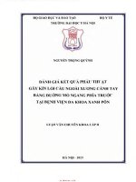 Đánh Giá Kết Quả Phẫu Thuật Gãy Kín Lồi Cầu Ngoài Xương Cánh Tay Bằng Đường Mổ Ngang Phía Trước Tại Bệnh Viện Đa Khoa Xanh Pôn.pdf
