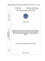 Đánh giá khả năng tác động tới môi trường biển của việc xả nước thải từ sự cố nhà máy điện hạt nhân Fukushima sử dụng công cụ Erica