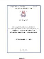 Mô tả Đặc Điểm lâm sàng hình Ảnh của chửa sẹo mổ lấy thai và bước Đầu Đánh giá kết quả của nút Động mạch tử cung trước Đinh chỉ thai chửa sẹo mổ lấy thai