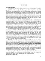 Skkn cấp tỉnh phương pháp sử dụng Điểm Đặc biệt Để giải nhanh bài toán khoảng cách trong hình học không gian lớp 11