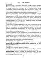 Skkn cấp tỉnh redesigning the reading texts in the english 11 global success textbook to help students improve reading comprehension skills in alignment with the 2025 national examination format