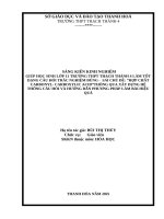 Skkn cấp tỉnh giúp học sinh lớp 11 trường thpt thạch thành 4 làm tốt dạng câu hỏi trắc nghiệm Đúng, sai chủ Đề hợp chất carbonyc   carboxylic acid thông qua xây dựng hệ thống câu hỏi và hướng dẫn phương pháp làm bài hiệu quả