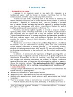 Skkn cấp tỉnh the application of the ielts speaking test format as an effective tool in teaching , enhancing students' speaking skill