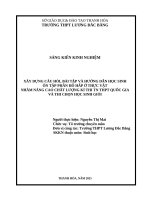 Skkn cấp tỉnh vận dụng kiến thức liên môn hướng dẫn học sinh thực hành viết chương trình sử dụng các lệnh vào   ra Đơn giản, câu lệnh rẽ nhánh if môn tin học lớp 10