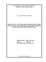 Skkn cấp tỉnh một số ví dụ về sử dụng bản Đồ, bảng biểu trong dạy học Địa lý lớp 12 bộ sách cánh diều Ở trường trung học phổ thông hoằng hóa 4