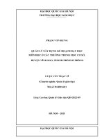 05050006304 quản lý xây dựng kế hoạch dạy học môn học Ở các trường thcs huyện vĩnh bảo, thành phố hải phòng