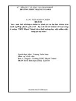 Lựa chọn, thiết kế công cụ kiểm tra, Đánh giá khi dạy học bài 10  văn minh Đại việt (sách lịch sử 10 – bộ sách kết nối tri thức với cuộc sống) Ở trường thpt thạch thành 1 theo Định hướng phát triển phẩm chất, năng lực học sinh