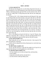 Skkn cấp tỉnh bồi dưỡng học sinh giỏi môn sinh học 12 qua bài hệ gene, công nghệ gene và Ứng dụng (bài 11, sinh học 12, bộ sách cánh diều)