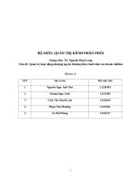 Chủ Đề quản trị hoạt Động nhượng quyền thương hiệu chuỗi thức Ăn nhanh jollibee