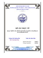 Đồ Án thực tế Đề tài nghiên cứu, thiết kế mạch Đếm số người ra vào phòng ra vào tự Động bật tắt Đèn