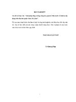 Luận văn giải pháp tăng cường công tác quản lý nhà nước về trật tự xây dựng trên Địa bàn quận nam từ liêm