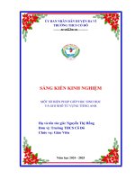 Skkn một số biện pháp giúp học sinh học và ghi nhớ từ vựng tiếng anh lớp 8 (2025)
