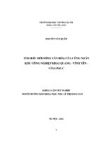 Luận văn tìm hiểu Đời sống văn hóa của công nhân khu công nghiệp khai quang vĩnh yên vĩnh phúc