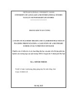 04051002141 a study on teachers’ beliefs and classroom practices in teaching pronunciation a case study of a secondary school in ba vi province of hanoi