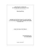 Luận văn tìm hiểu bài toán bù công suất phản kháng và tính toán Áp dụng cho lưới Điện phân phối tại việt nam
