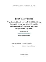 Luận văn nghiên cứu Đề xuất quy trình thiết kế thời trang hướng tới không vụn vải với hỗ trợ 3d Ứng dụng thiết kế bộ sưu tập thời trang cho giới trẻ nữ việt nam