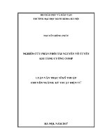 Luận văn thạc sĩ nghiên cứu phân phối tài nguyên vô tuyến khi tăng cường comp