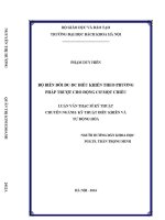 Luận văn bộ biến Đổi dc dc Điều khiển theo phương pháp trượt cho Động cơ một chiều