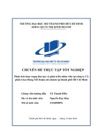 Phân tích thực trạng Đào tạo và phát triển nhân viên tại công ty cổ phần giao hàng tiết kiệm chi nhánh tại thành phố hồ chí minh