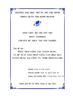 Phân tích công tác tuyển dụng và Đề xuất giải pháp nâng cao hiệu quả tuyển dụng tại công ty tnhh digitalcare