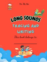Sách tiếng Anh luyện tập viết từ vựng chứa âm dài (long sounds)