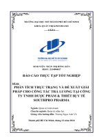 Phân tích thực trạng và Đề xuất giải pháp cho công tác trả lương tại công ty tnhh dược phẩm & thiết bị y tế southpro pharma
