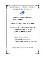 Phân tích quy trình tạo nguồn Ứng viên tại công ty tnhh acacy