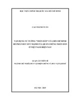 Vận dụng tư tưởng 