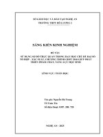 Skkn sử dụng sơ Đồ trực quan trong dạy học chủ Đề Đại số tổ hợp – xác suất, chương trình gdpt 2018 giúp phát triển phẩm chất, năng lực học sinh