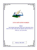Skkn một số biện pháp khắc phục quan niệm sống lệch chuẩn của học sinh lớp 11b7 trường thpt quỳnh lưu 4