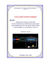 Skkn thiết kế dự Án học tập kết hợp kĩ thuật phòng tranh thông qua hoạt Động trải nghiệm thực tế vào chủ Đề hiện tượng cảm Ứng Điện từ và Ứng dụng vật lí 12