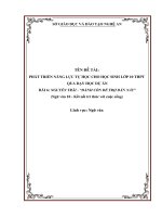 Skkn phát triển năng lực tự học cho học sinh lớp 10 thpt qua dạy học dự Án bài 6 nguyễn trãi dành còn Để trợ dân này