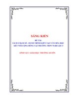 Skkn sách chạm số   hành trình kiến tạo văn hóa Đọc kết nối cộng Đồng tại trường thpt nghi lộc 5