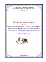 Skkn sử dụng hiệu quả hoạt Động cá nhân và nhóm giúp học sinh phát triển Đồng Đều năng lực tự chủ, tự học và giao tiếp – hợp tác cho học sinh trong môn toán 12