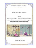 Skkn Ứng dụng công nghệ số, sử dụng các phần mềm mô phỏng Để phát triển năng lực thực hành hóa học thông qua phương pháp chuẩn Độ trong chương trình phổ thông