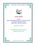 Skkn một số biện pháp xây dựng văn hoá học Đường tại trường thpt diễn châu 5 trong bối cảnh chuyển Đổi số